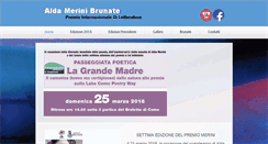 Desktop Screenshot of premioaldamerini.org